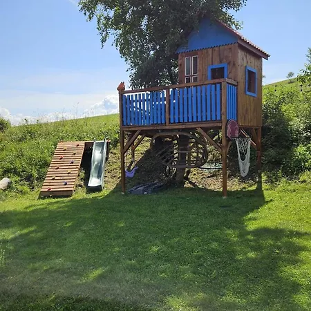 Domek w Bałyzach z balią - prywatna Oaza w Pieniach *